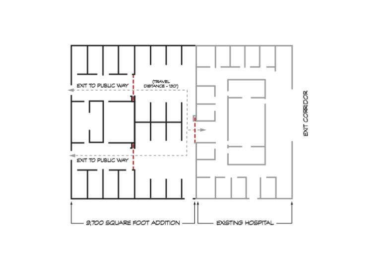 Horizontal Exit McKEON Exit Access Separation