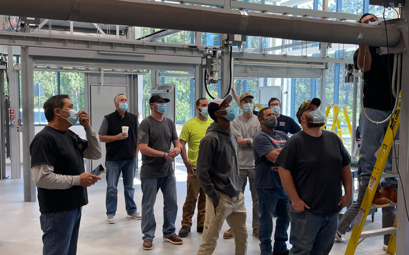 McKeon Installation Training at the Bellport Training Facility