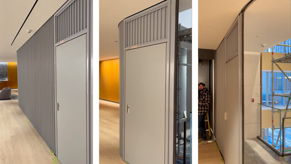 Side Coiling Fire Shutter Ensures Compliancy Of Open Stair Well | McKEON